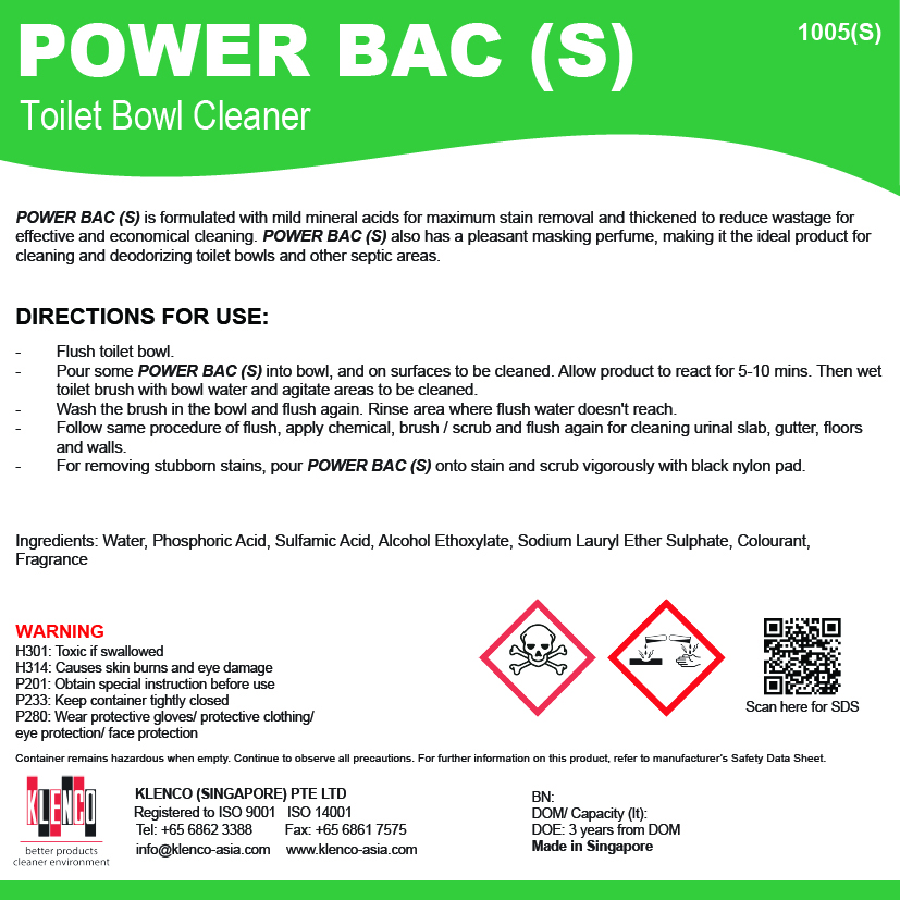 POWER BAC (S)
